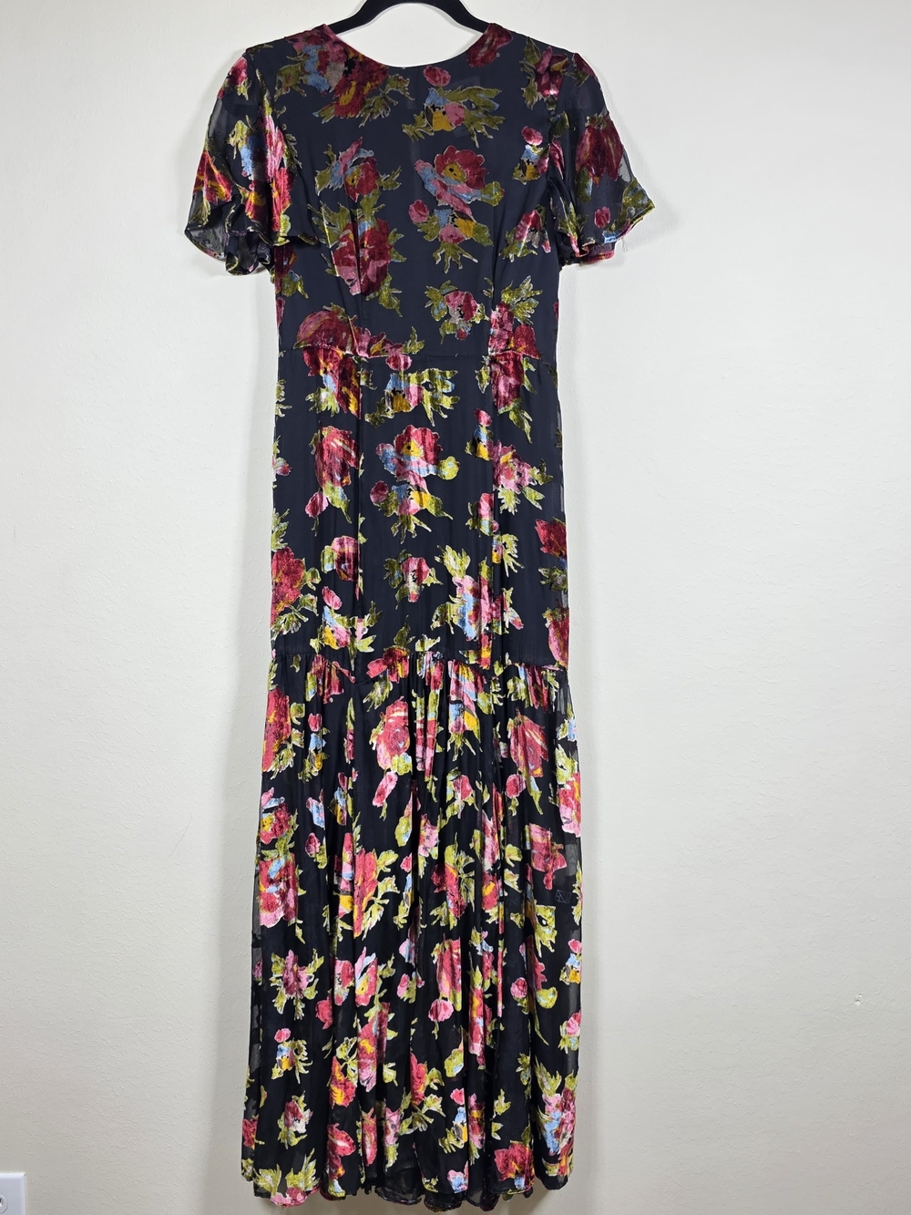 RIXO VELVET FLORAL GOWN SIZE 2 MSRP $675 - Picture 4 of 13